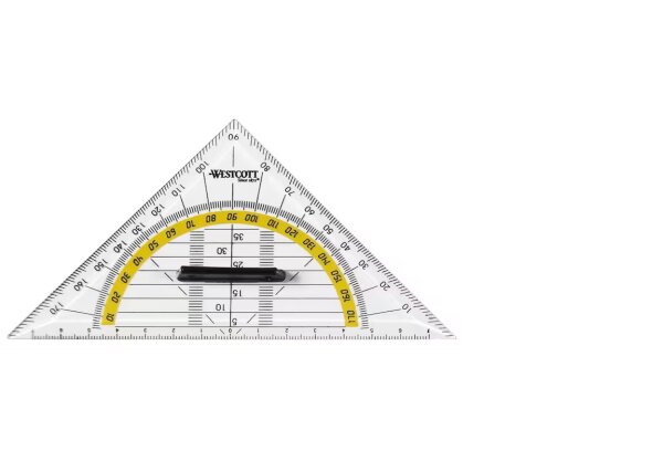 WESTCOTT Geometrie-Dreieck 16,0 cm