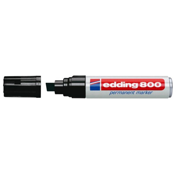 Edding 800 Permanentmarker - 4 - 12 mm, schwarz, nachfüllbar