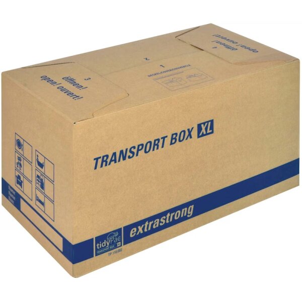 tidyPac® Transportboxen 680x350x355 mm, braun 10erPack