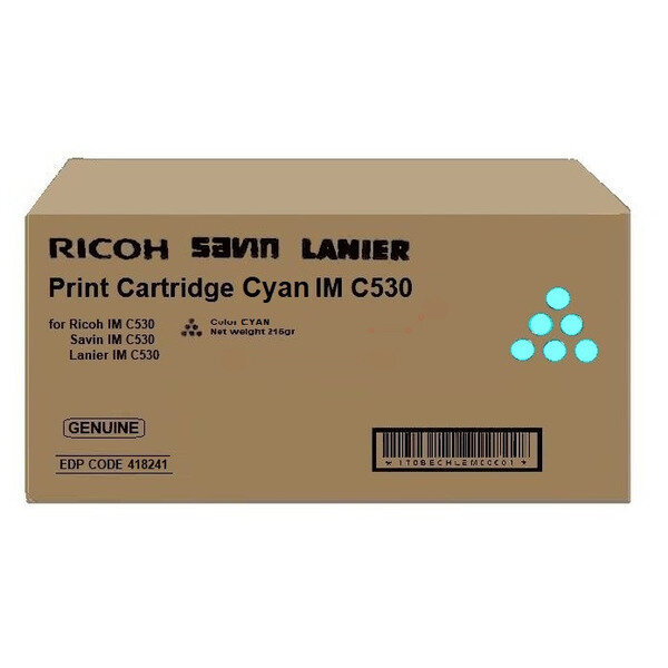 Original Toner-Kit cyan 418241 / IMC530