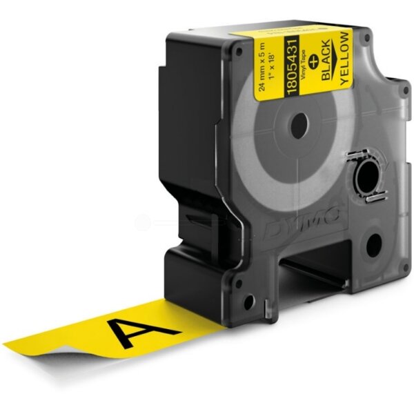 Original Farbband Vinyl schwarz auf gelb 1805431
