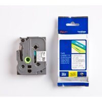 Original DirectLabel weiss auf Transparent TZE-145