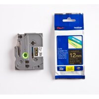 Original DirectLabel gold auf schwarz Laminat TZE-334