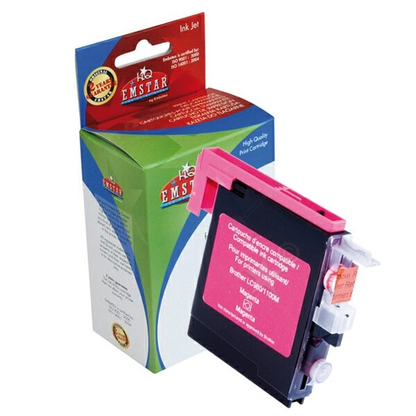 Alternativ Tintenpatrone magenta Brother LC-1100M / LC-980M