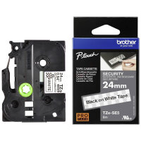 Original DirectLabel schwarz auf weiss Laminat TZE-SE5