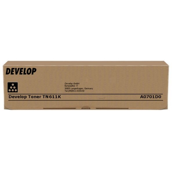 Original Toner schwarz A0701D0 / TN-611K
