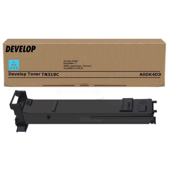 Original Toner cyan A0DK4D3 / TN-318C