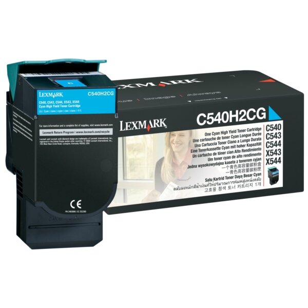 Original Toner cyan C540H2CG