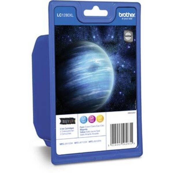 Original Tintenpatrone MultiPack C,M,Y High-Capacity Blister LC-1280XLRBWBPDR