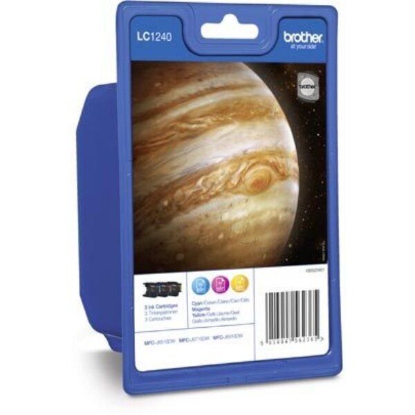 Original Tintenpatrone MultiPack C,M,Y Blister LC-1240RBWBPDR