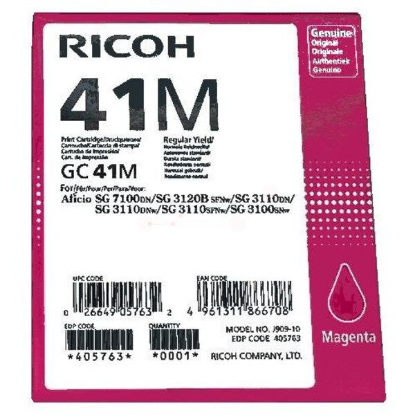 Original Gelkartusche magenta 405763 / GC-41M