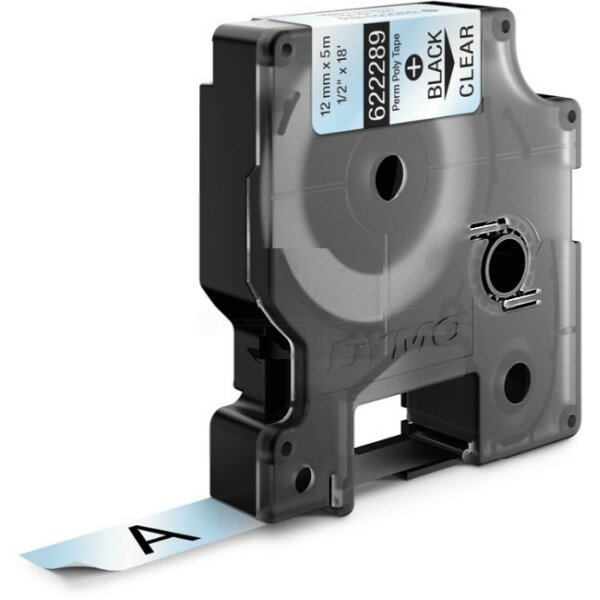 Original Farbband Polyester permanent schwarz auf Transparent 622289