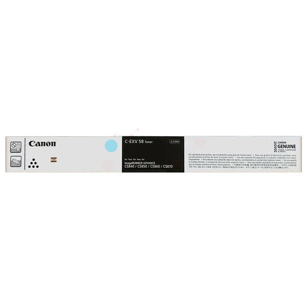 Original Toner cyan 3764C002 / C-EXV58C