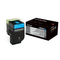 Original Toner-Kit cyan extra High-Capacity 80C0X20 / 800X2