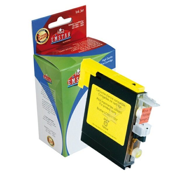 Alternativ Tintenpatrone gelb Brother LC-1100Y / LC-980Y
