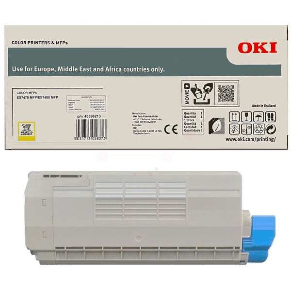 Original Toner-Kit gelb 45396213