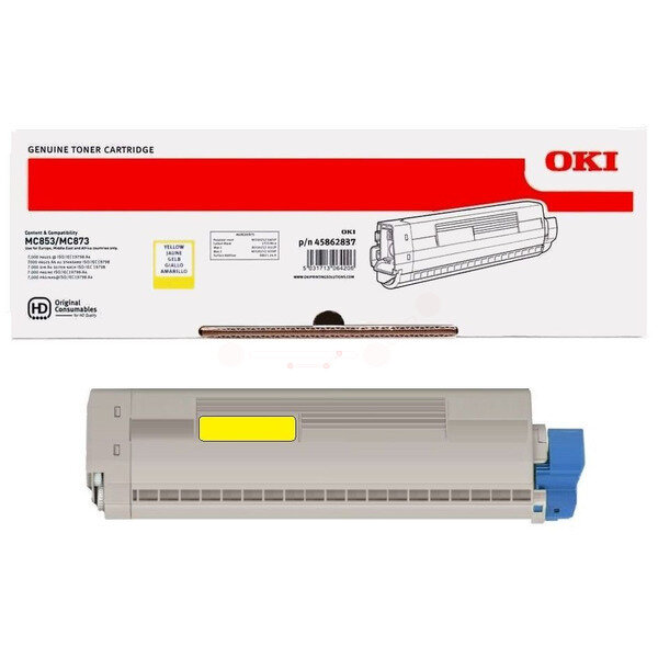Original Toner-Kit gelb 45862837