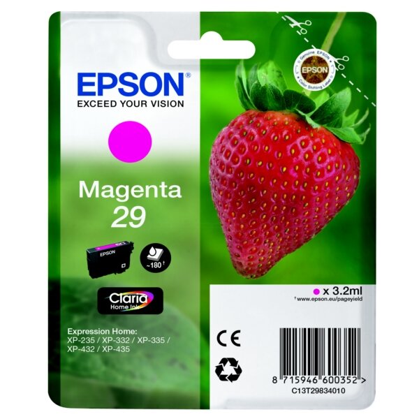 Original Tintenpatrone magenta C13T29834012 / 29