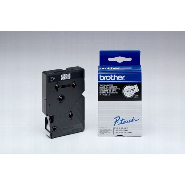 Original DirectLabel schwarz auf Transparent TC-101