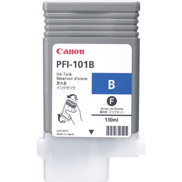 Original Tintenpatrone blau 0891B001 / PFI-101B