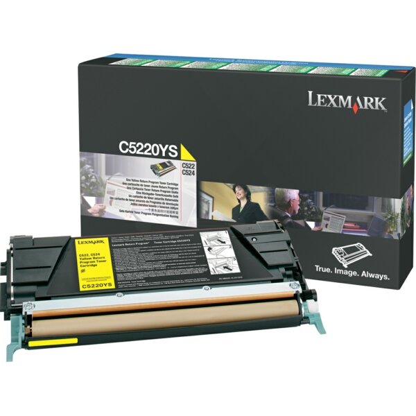 Original Toner-Kit gelb return program C5220YS