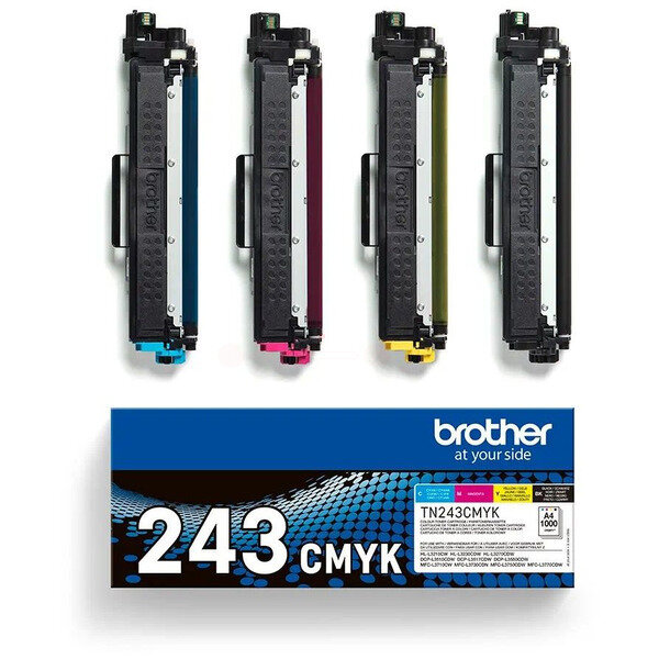 Original Toner MultiPack Bk,C,M,Y TN-243CMYK