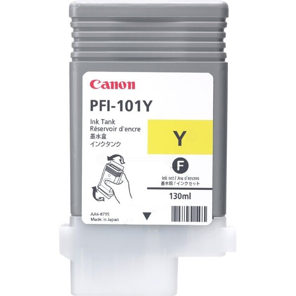 Original Tintenpatrone gelb 0886B001 / PFI-101Y