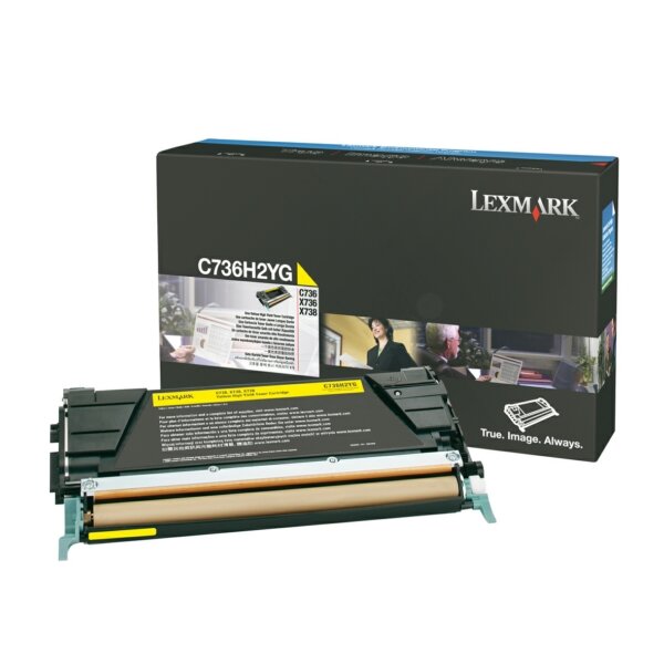 Original Toner-Kit gelb C736H2YG