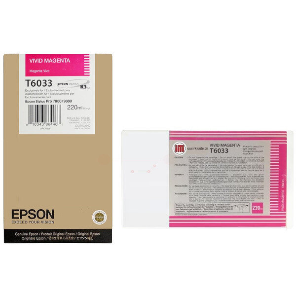 Original Tintenpatrone magenta C13T603300 / T6033