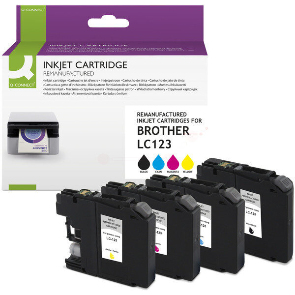 Alternativ Tintenpatrone MultiPack Bk,C,M,Y Brother LC-123VALBPDR