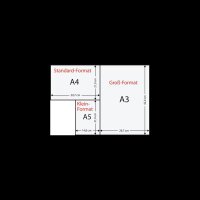 Clairefontaine Kopierpapier Clairalfa DIN A4 160 g/qm 250 Blatt